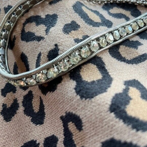 Butler & Wilson 1990s rhinestone collar and bracelet - Picture 1 of 4